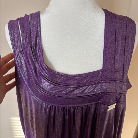 NWT BEYONCÉ DEREON PURPLE SPARKLE DRESS - Picture 4 of 8